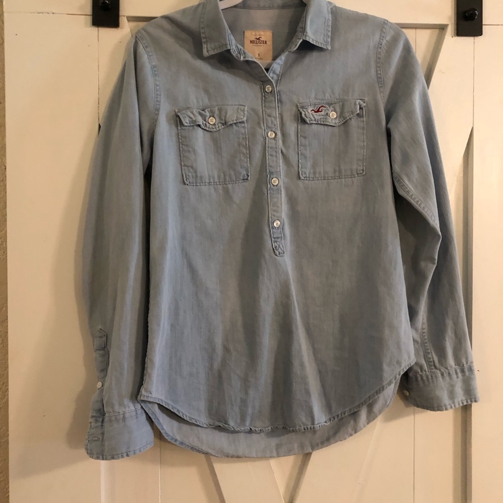 Denim top